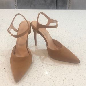 Camel Suede Heels